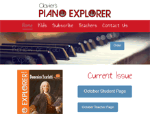 Tablet Screenshot of pianoexplorer.net